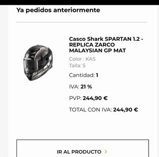 Casco Shark Spartan 1.2 Replica Zarco Talla S