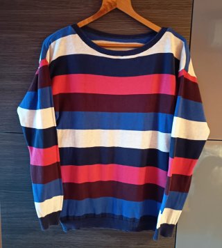 Jersey de Algodón a Rayas de mujer