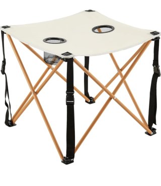 Mesa y sillas plegables