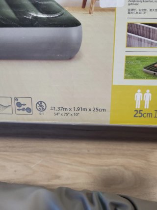 Colchón Hinchable Intex 2 Plazas Bomba Integrada