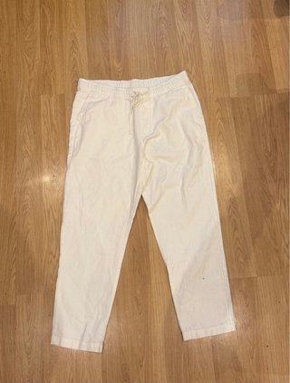 Pantalón Zara Blanco Talla XL Nuevo