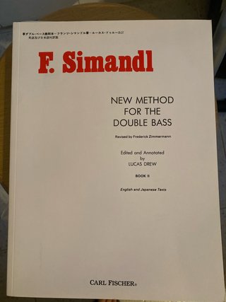 Libro F. Simandl New Method for the Double Bass