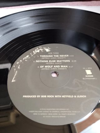 Metallica Black Album LP Vinilo Ed. GER