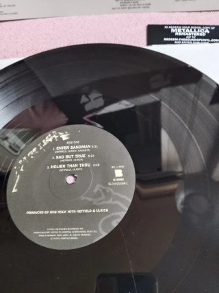 Metallica Black Album LP Vinilo Ed. GER