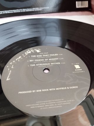Metallica Black Album LP Vinilo Ed. GER