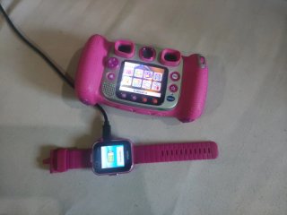 Cámara y Reloj VTech Rosa
