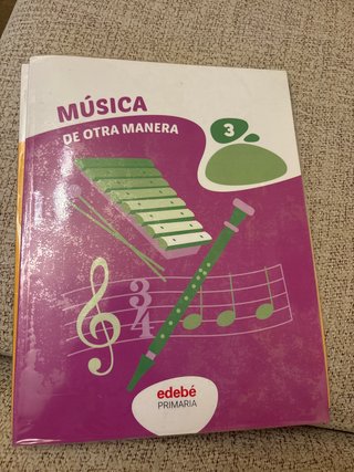 Libro Música 3 Edebé Primaria