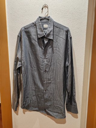Camisa Armani Rayas Azul Talla XL