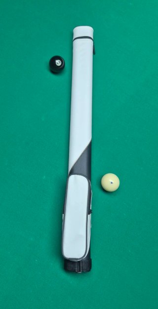 Estuche tipo tubo para taco de billar con bolsillo