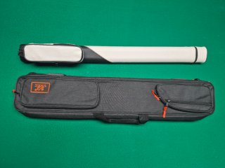 Estuche tipo tubo para taco de billar con bolsillo