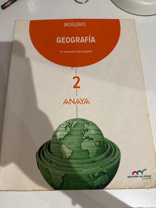 Geografía, 2 Bachillerato