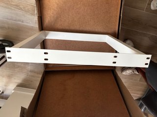 Patas de mesa metálicas blancas