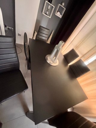 Mesa extensible IKEA + 6 sillas comedor
