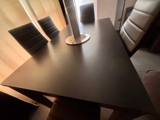 Mesa extensible IKEA + 6 sillas comedor