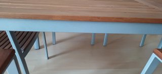 Conjunto de Mesa estensible y 6 Sillones