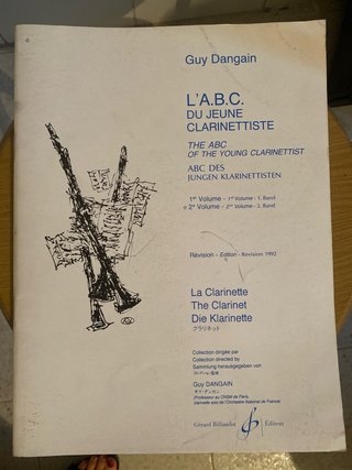 Libro L'A.B.C. du Jeune Clarinettiste