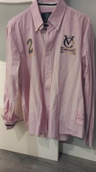 Camisa Vale Cuatro Hombre Rosa Talla 2