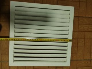 Rejillas de ventilación blancas
