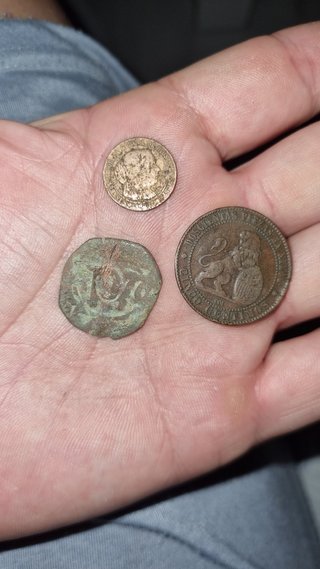 Monedas antiguas variadas