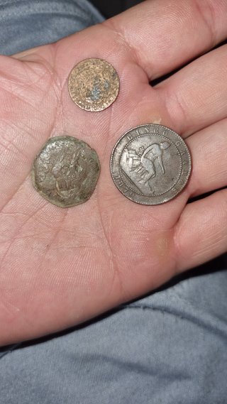 Monedas antiguas variadas