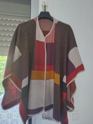 Poncho Multicolor Talla Única