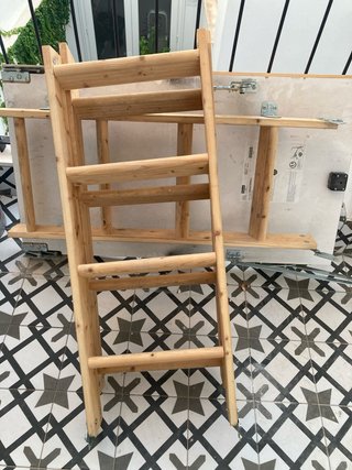 Escalera madera plegable 120x70