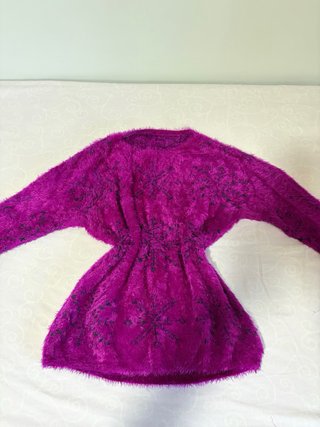 Jersey de pelo suave morado fucsia · Negociable