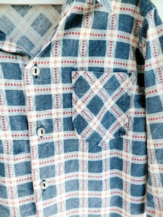 Camisa de cuadros azul niño algodón 2-3 años