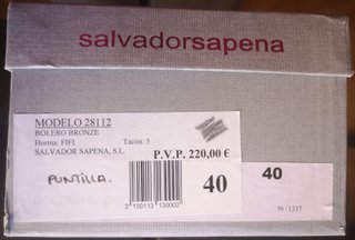 Zapatos de Novia Salvador Sapena Talla 40