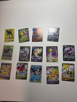 Lote de 12 Cartas Pokémon