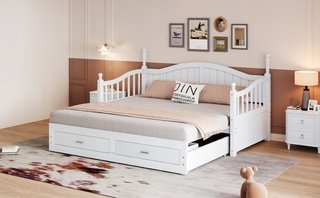 Sofá Cama Madera 90x190 Extensible a 180x190