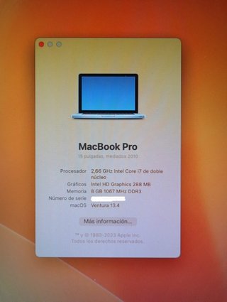 Apple MacBook Pro 15 (2010)