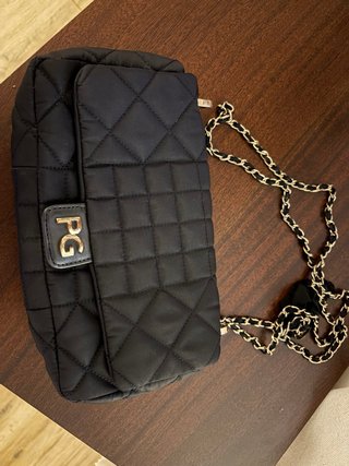 Bolso Purificación García Negro con Cadena