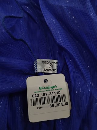 Pañuelo seda natural grande nuevo