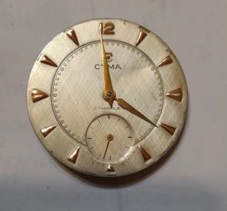 Calibre Cyma 586K 17 Joyas Suizo