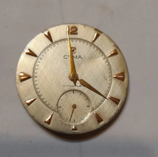 Calibre Cyma 586K 17 Joyas Suizo