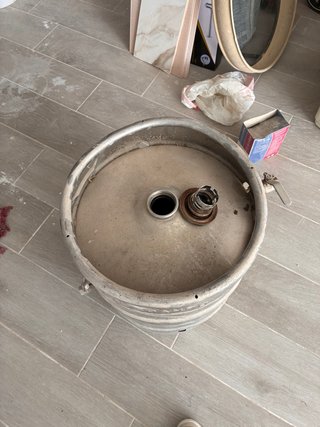 Barril de Cerveza Metálico para habonado liquido