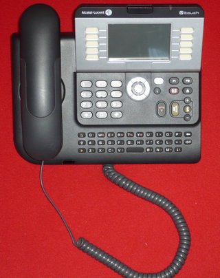Teléfono IP Alcatel-Lucent 4038 Negro