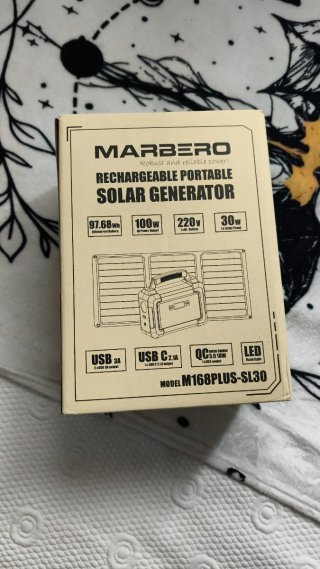 Generador Solar Portátil MARBERO M168PLUS-SL30