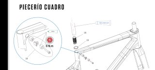 CUÑA TIJA Orbea Orca 2021/23.