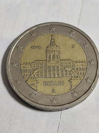 Moneta 2 Euro 2018 Berlino