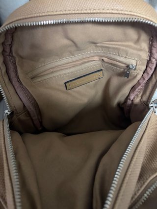 Mochila Paco Martinez Beige/Marrón