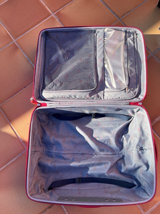 Maleta Samsonite Roja 4 ruedas