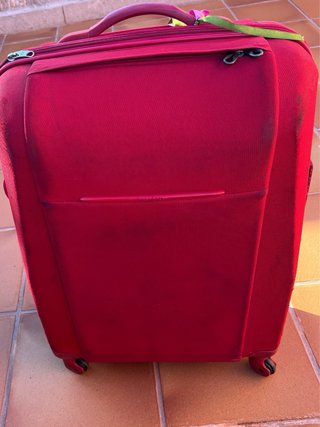 Maleta Samsonite Roja 4 ruedas