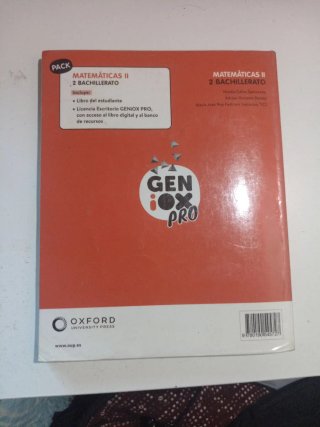 Matemáticas II 2 Bachillerato : Geniox
