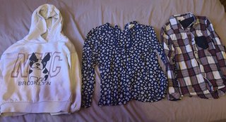 Lote 8 Camisetas Niña 5-6 Años tallas 116 a 122