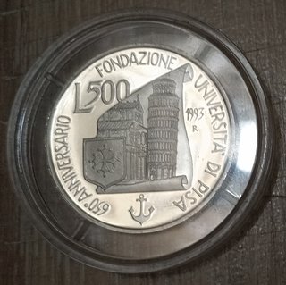 #2293 – 1 Moneta Argento PISA Repubblica Italia