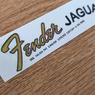 #45#Decal Fender Jaguar 1966
