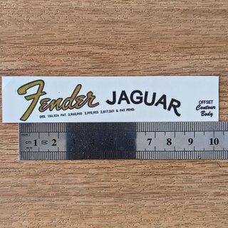 #45#Decal Fender Jaguar 1966