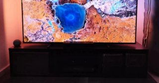 Mueble TV IKEA Madera Negro Marrón